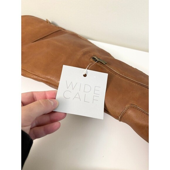 Franco Sarto Meyer Light Brown 6.5 new knee high leather boot - Picture 6 of 12